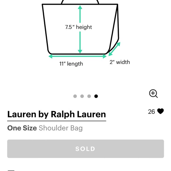 Vintage Ralph Lauren Denim  shoulder Bag - Picture 4 of 4